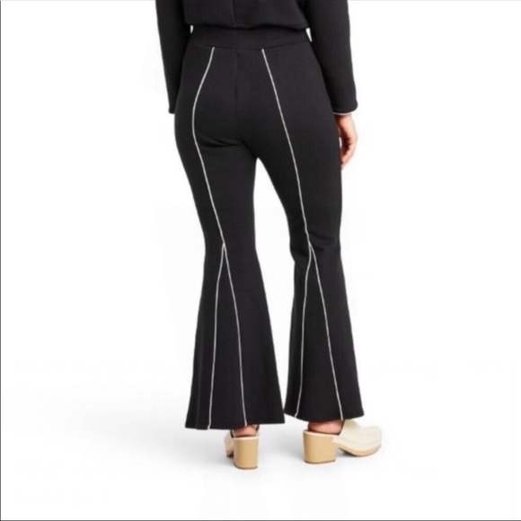 NWOT! Victor Glemaud x Target mock neck sweatshirt and high rise flare pants - Picture 3 of 8